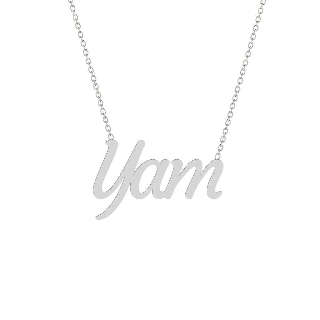 Gold Name Necklace - Yam